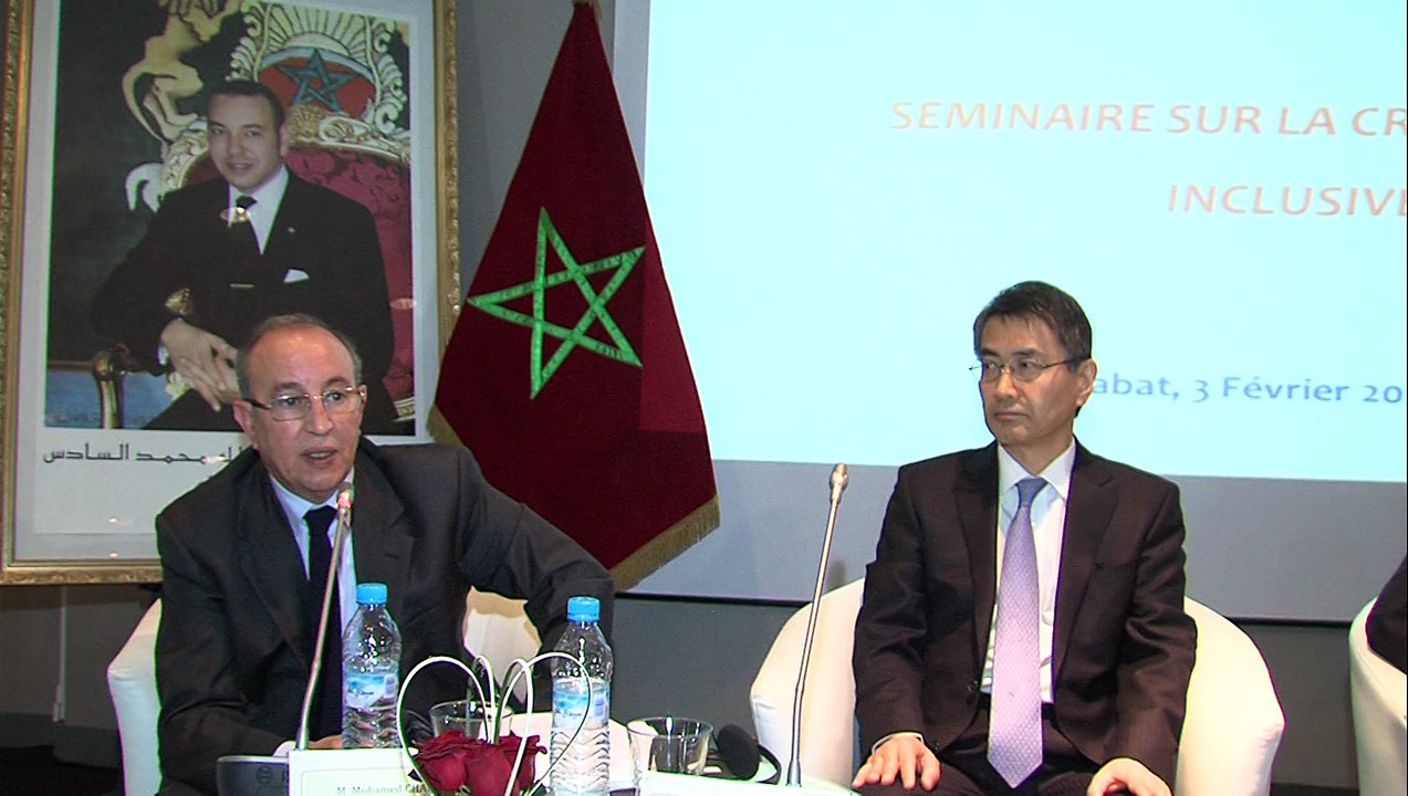 Séminaire à Rabat sur la croissance inclusive
