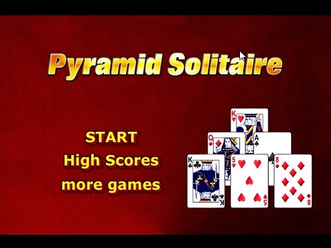 Playing Pyramid Solitaire Card