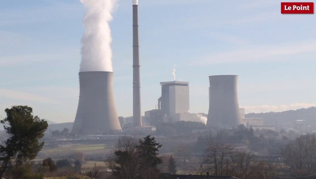 Visite de la centrale biomasse de Gardanne, dans les Bouches-du-Rhône
