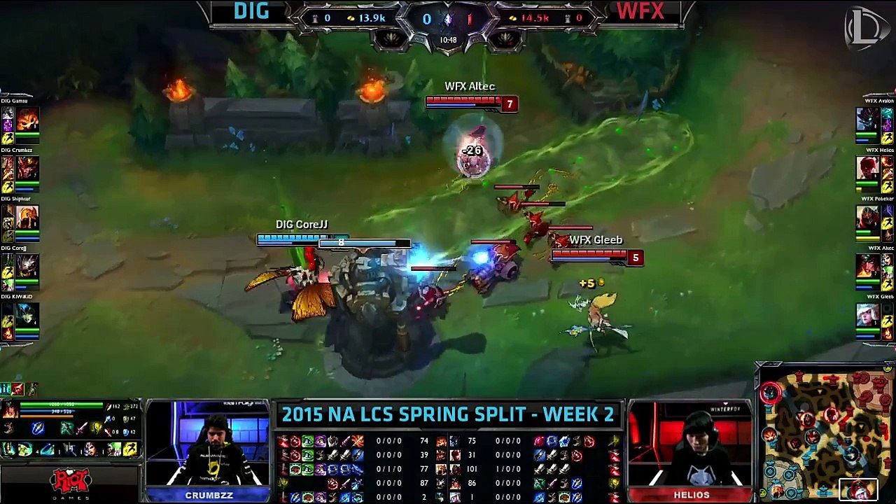 Dignitas vs WinterFox - LCS EU 2015 - W2D2 - Sp...
