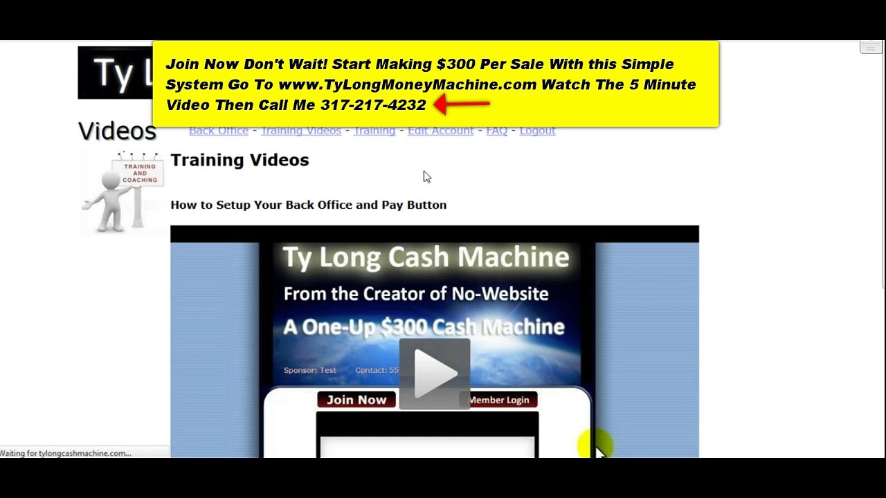 Ty Long Cash Machine Overview From The Creator Ty Long