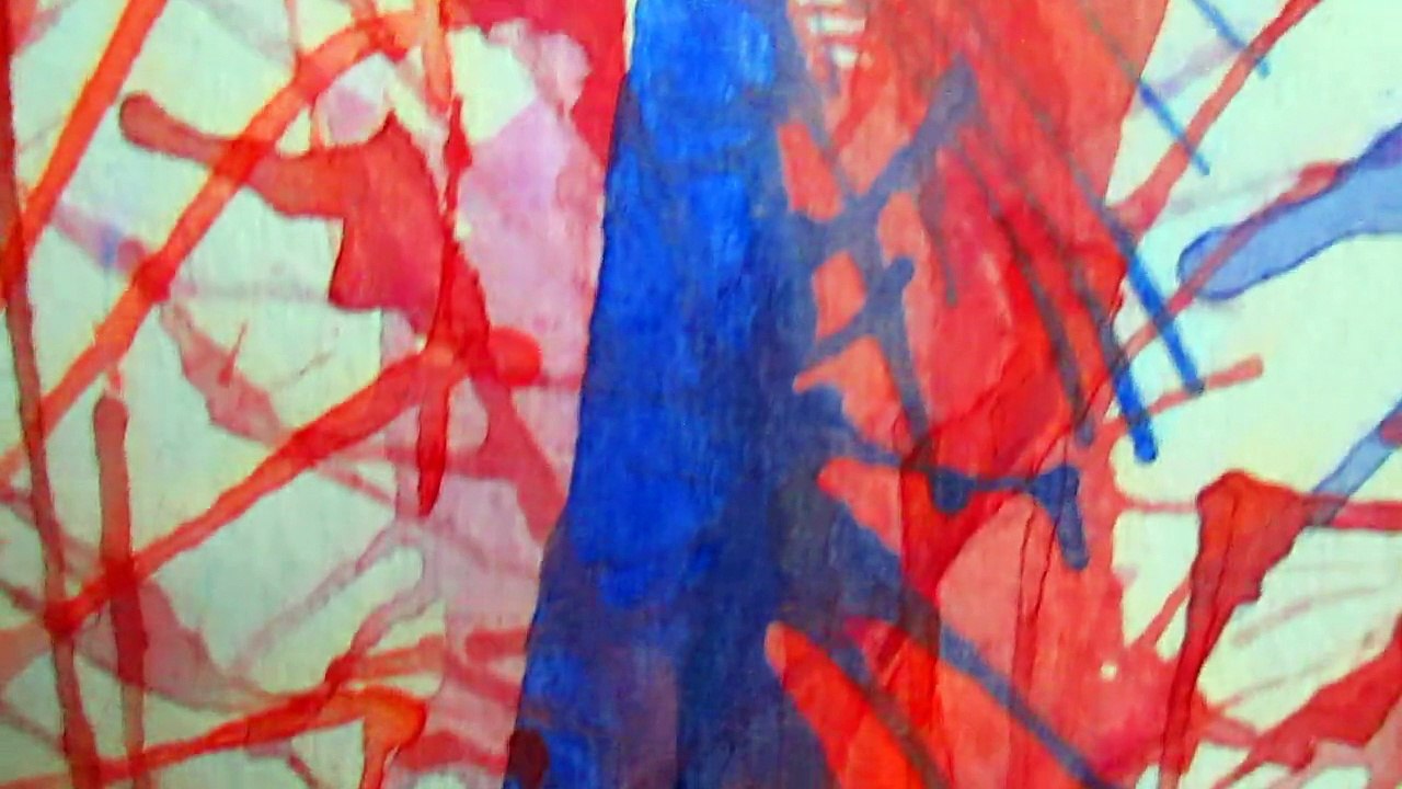 KAET- Malerei & Collage : AQUARELLBILD 'ohne titel'; 2012/2013