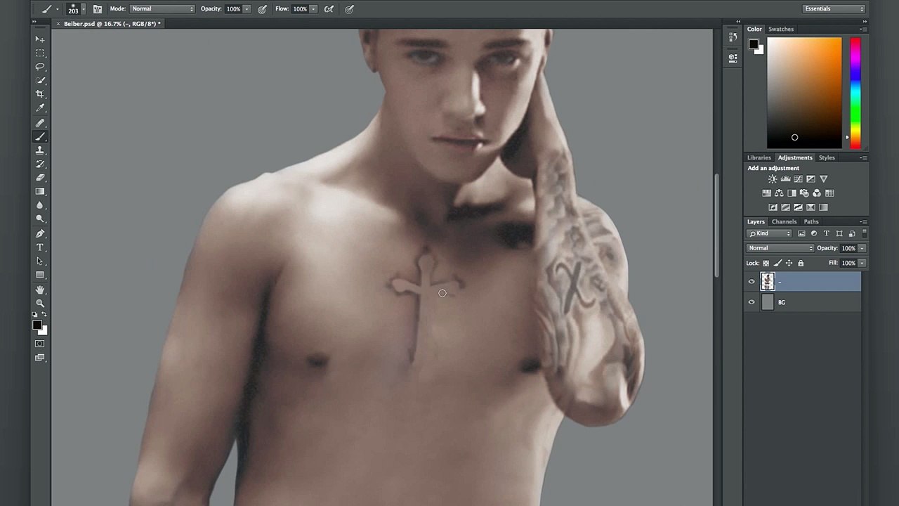 Tajemnice reklamy Calvina Kleina z Justin Bieber wreszcie odsłonięty