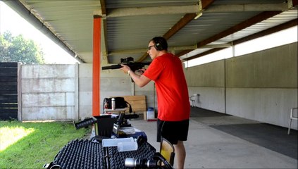 5 gongs AR15 9mm en 5sec45 à 25m