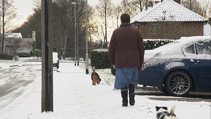 Plunging temperatures bring snow to Britain