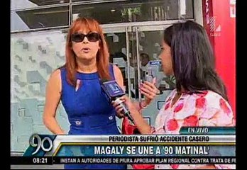 Magaly y el accidente por el que postergó debut en "90 Matinal"