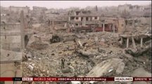BBC イスラム国撤退直後のコバネ - すべてが破壊