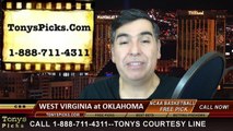 Oklahoma Sooners vs. West Virginia Mountaineers Free Pick Prediction NCAA College Basketball Odds Preview 2-3-2015