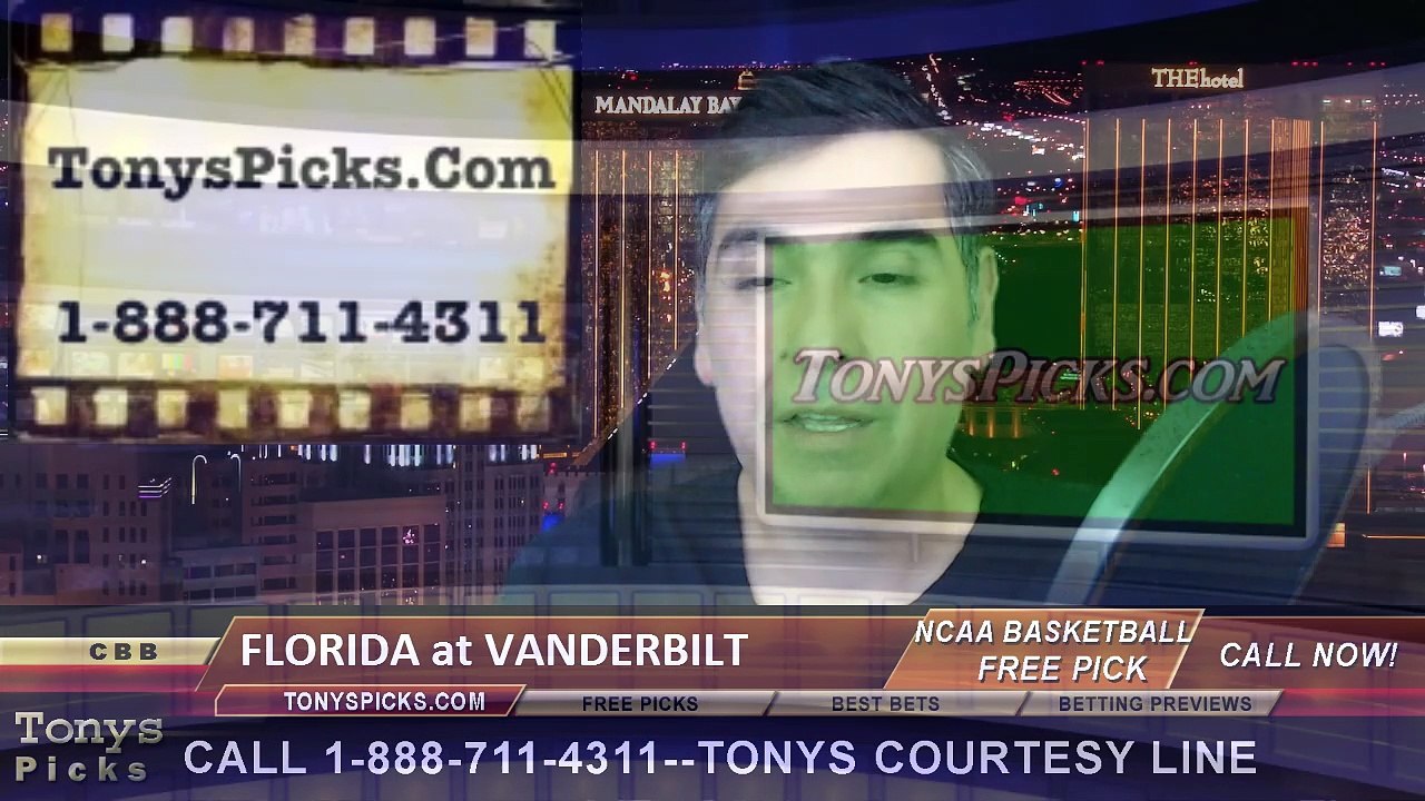 Vanderbilt Commodores vs. Florida Gators Free Pick Prediction NCAA College Basketball Odds Preview 2-3-2015