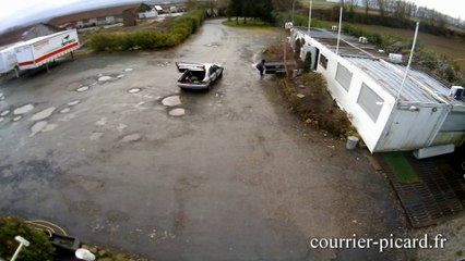 Les images du cambriolage au Demeco de Noyon