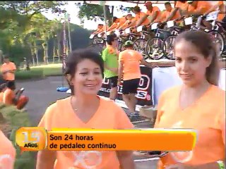 Cientos de personas se reunieron en la Earth para pedalear por un sueño