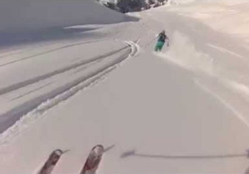 Skiers Skilfully Descend Mt Anton in Woozy Edit
