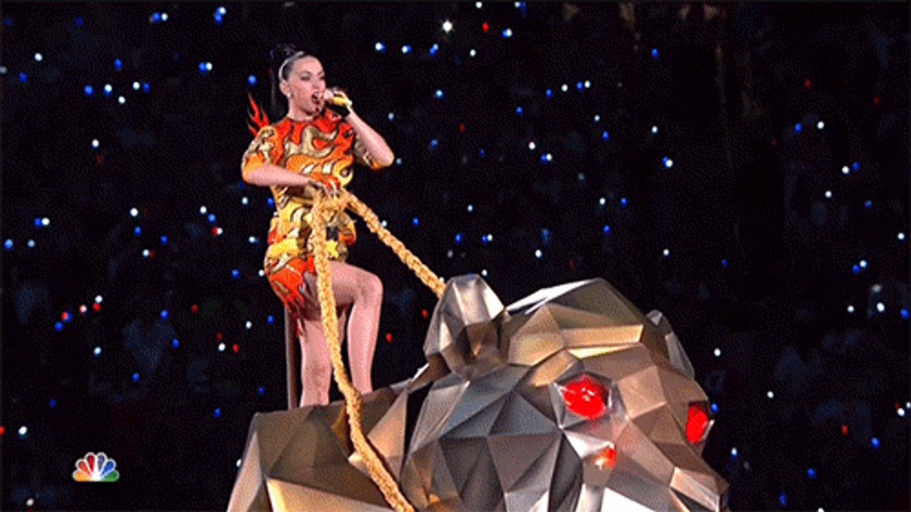 Katy Perry à la mi-temps du Super Bowl 2015 !