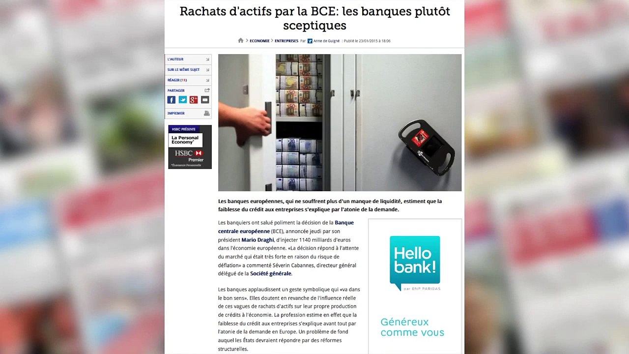 Pierre Jovanovic - La planche à billet c'est comme la chirurgie esthétique pour le dames ...