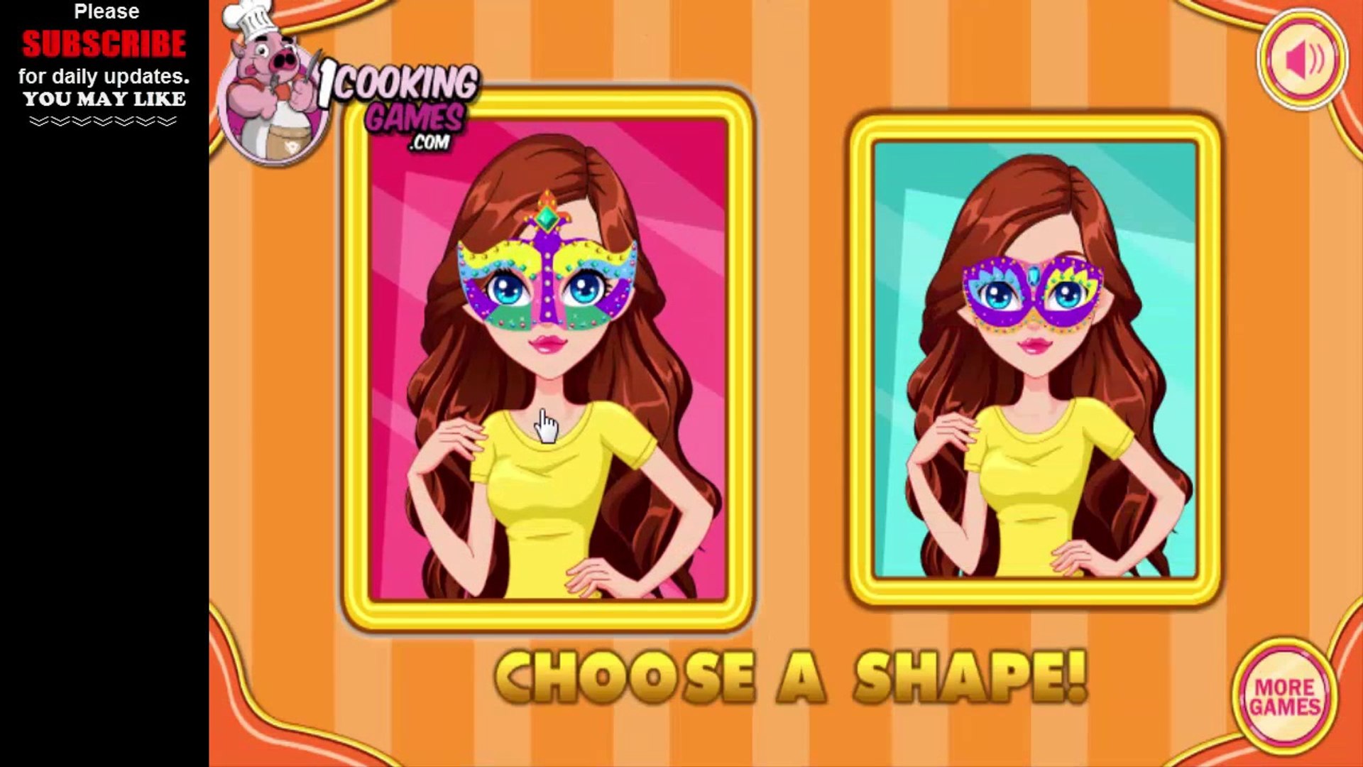 ⁣Makeover Games - Beautiful Mask Makeover face painting game