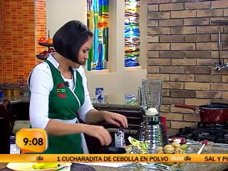 Receta: pinchos de papa chipotle