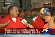 Diosdado Cabello informa ocupación de supermercados Día a Día