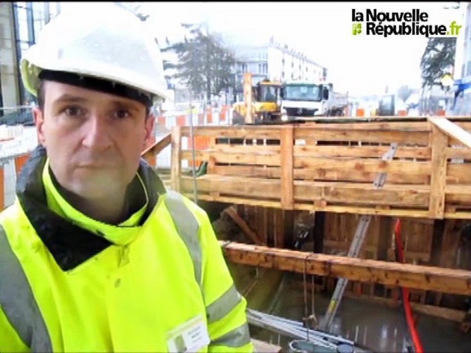 Tours : le chantier du tramway bute sur une «chambre» France Telecom