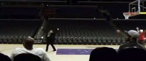 Kobe Bryant Wife Vanessa Hits Backward Shot at Staples Center at 4 a.m