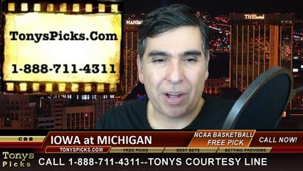 Video herunterladen: Michigan Wolverines vs. Iowa Hawkeyes Free Pick Prediction NCAA College Basketball Odds Preview 2-5-2015