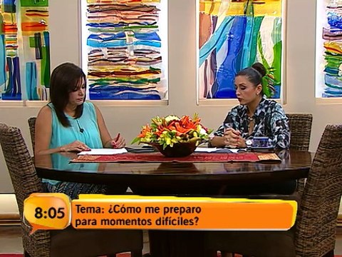 Tema de fondo: ¿Cómo me preparo para momentos difíciles?