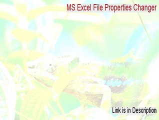 MS Excel File Properties Changer Crack (Instant Download)