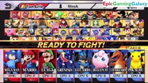 Mega Man And Mario Brothers VS Pokemon Team In A Super Smash Bros. For Wii U 8 Player Team Battle