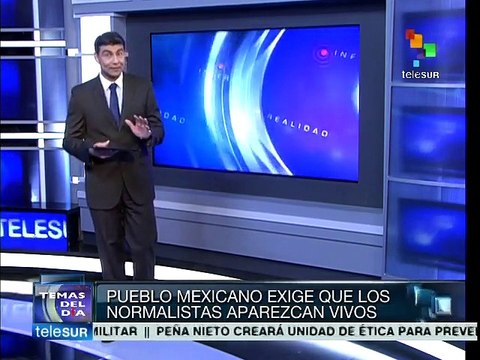 México: nuevas protestas exigen aparición de 43 normalistas