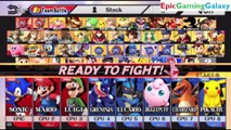 Sonic And Mario Brothers VS Pokemon Team In A Super Smash Bros. For Wii U 8 Player Team Battle