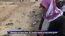 Remains of more than 20 Yazidis found in Iraq mass grave