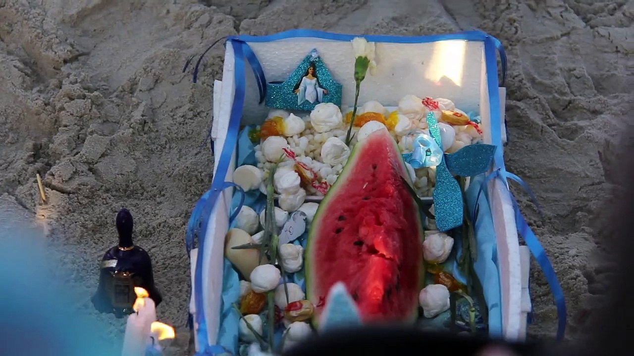 Iemanjá en playa Ramirez 2015