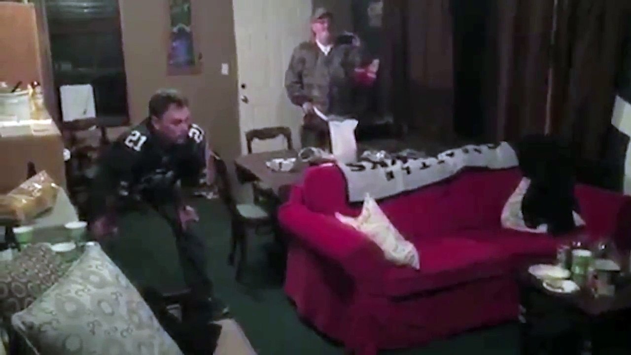 Seahawks Fan Dives Through TV After Super Bowl Loss