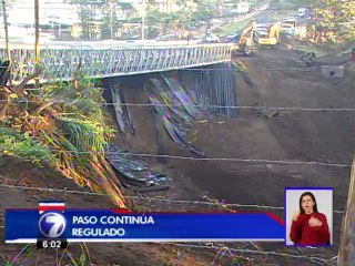 Paso por puentes en circunvalación estaría abierto al mediodía de este lunes