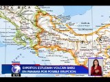 Expertos costarricenses siguen de cerca la actividad de un volcán panameño