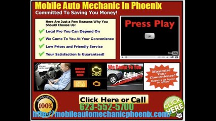 Mobile Mechanics Glendale Arizona Car Repair Shop