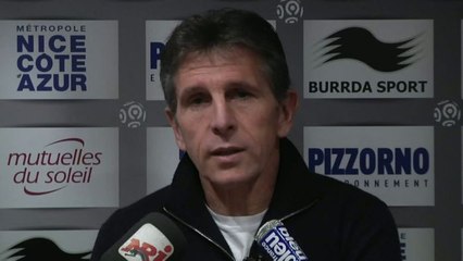 OGCN - Puel : «Lorient met de la qualité dans son jeu»
