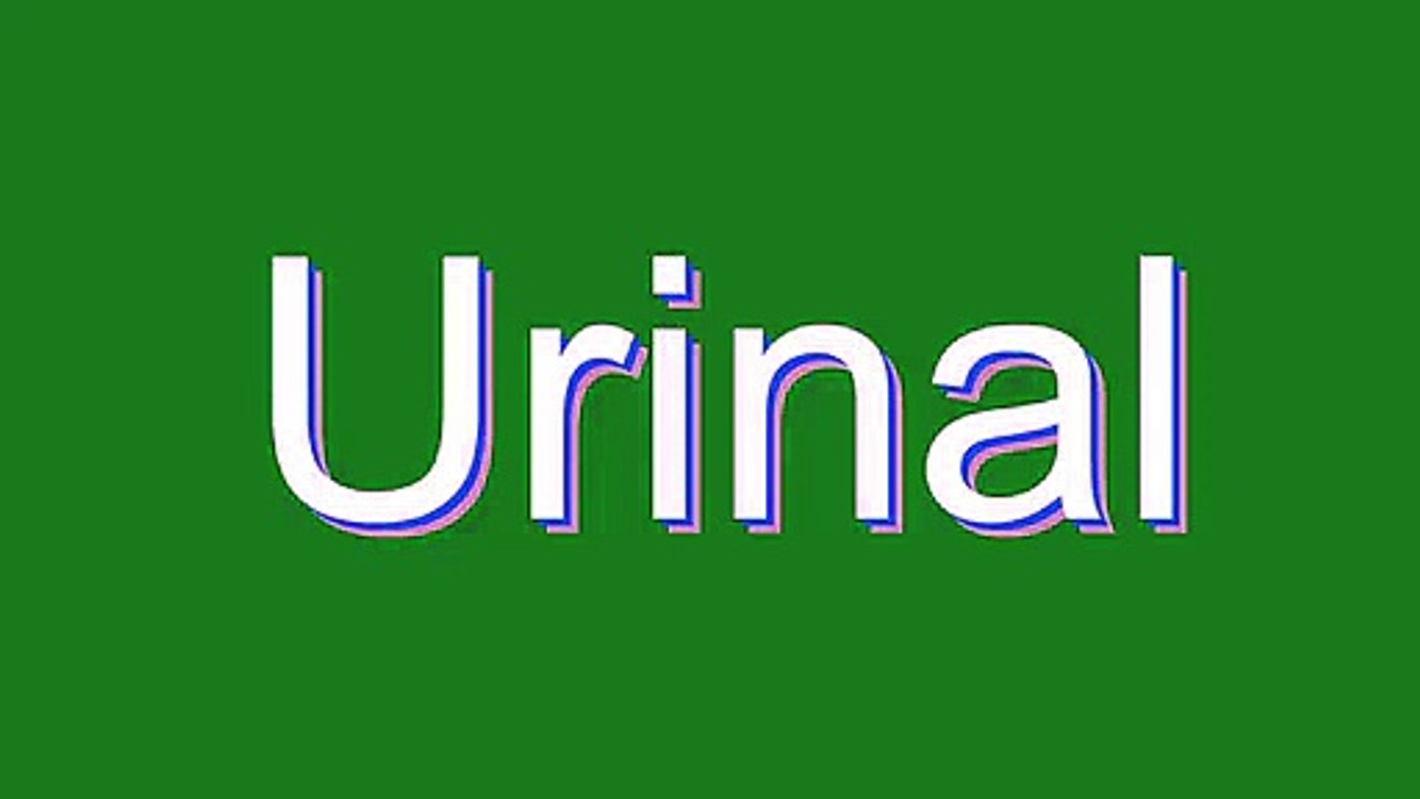 How to Pronounce Urinal