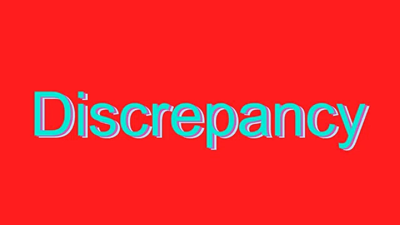 How to Pronounce Discrepancy