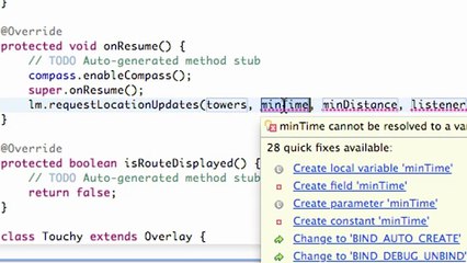 Android Application Development - 144 - Updating with OnLocationChanged method