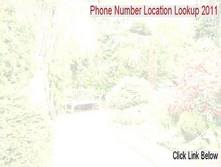 Phone Number Location Lookup 2011 Download (Instant Download 2015)