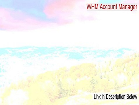 WHM Account Manager Free Download (WHM Account Managerwhm account manager)