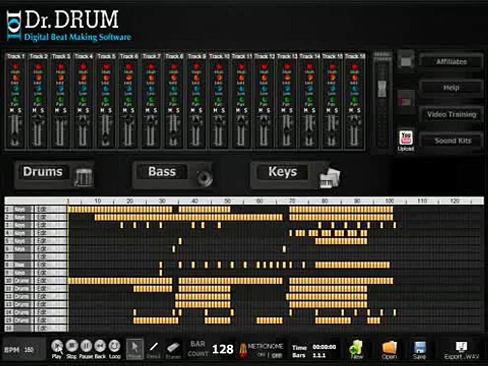 Drum And Bass Loop Samples With Dr Drum Beat Maker