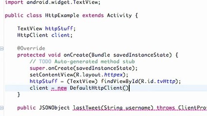 Android Application Development - 150 - Introduction to JSON parsing