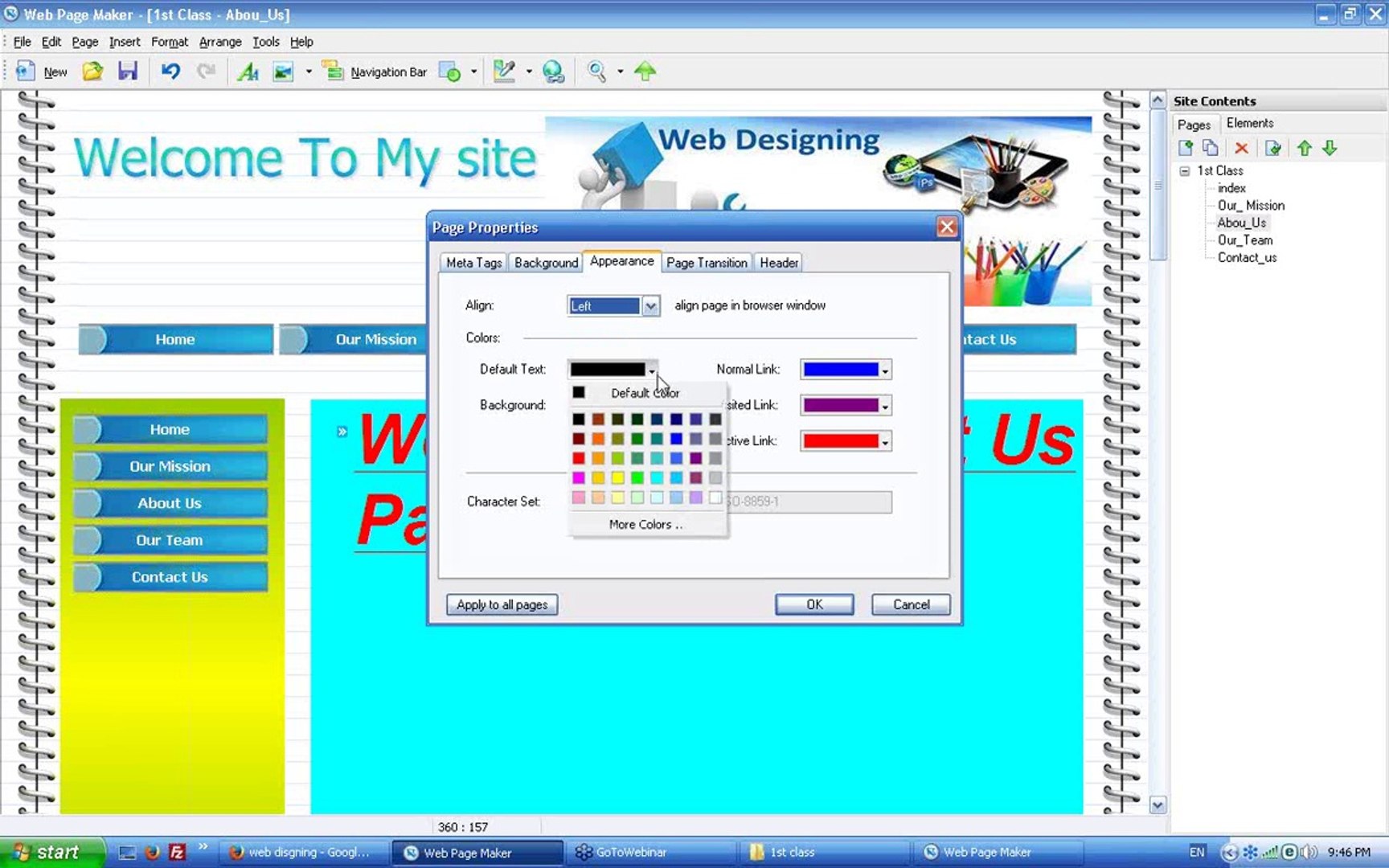 It Super Webinar Web Page Maker Part 1 By Murad Khan Urdu Video