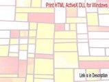 Print HTML ActiveX DLL for Windows Crack (print html activex dll for windows 1.0.0.11)