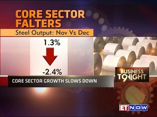 Core Sector Growth Slows Down In December