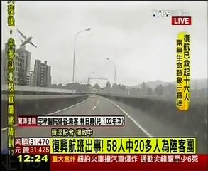 Taiwan plane crash caught on Tape