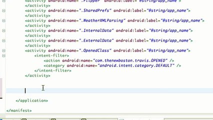 Android Application Development - 160 - Creating a Widget receiver