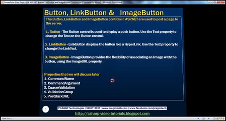 Active-Server-Pages-ASPNET-Button-LinkButton-and-ImageButton-Controls-Step-by-Step-Lesson-14