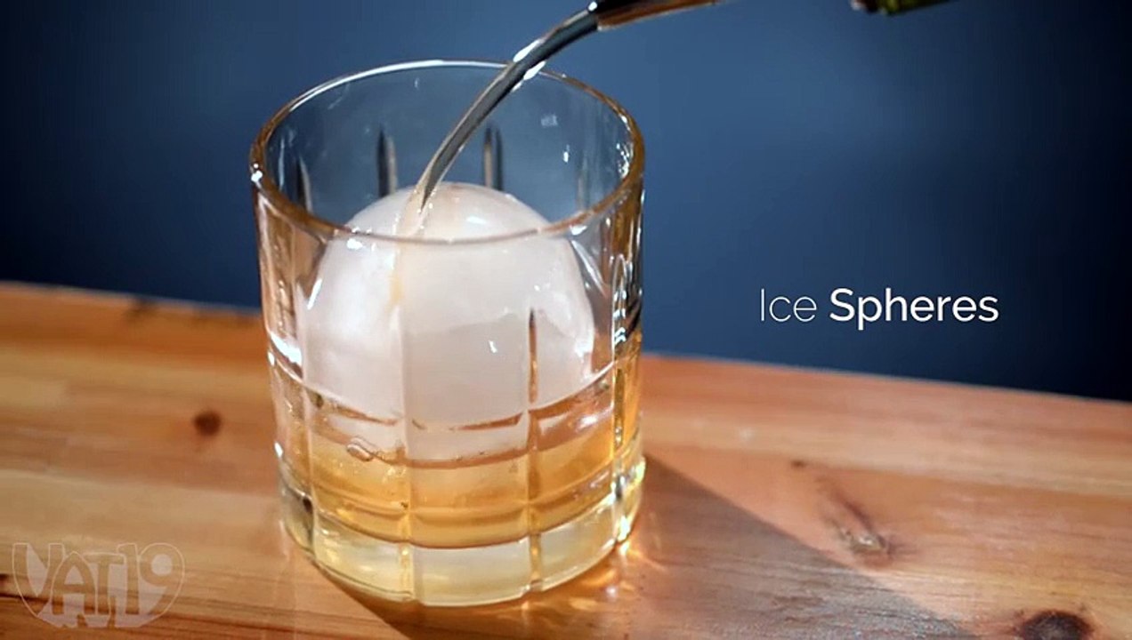 Sphere Ice Makes the Coolest Cocktails